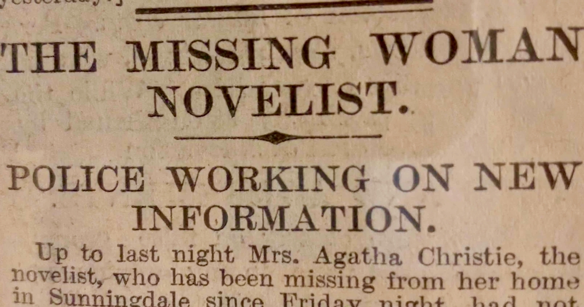 The Mysterious Disappearance of Agatha Christie